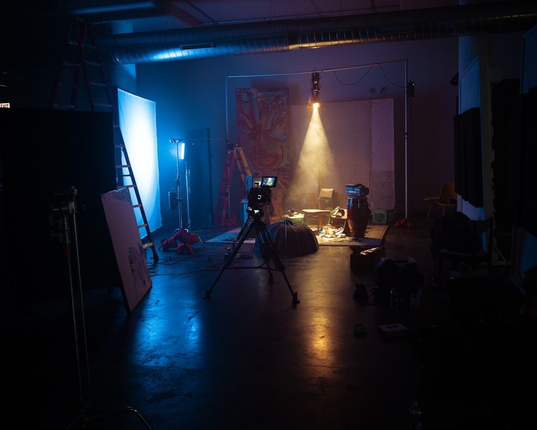 film lighting setup